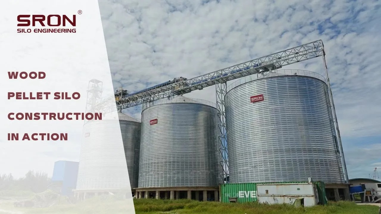 Wood Pellet Silo Construction in Action